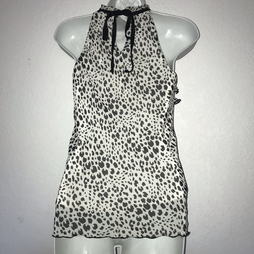 BCX Asymmetrical Ruffle Sleeveless Top S * - Picture 5 of 6